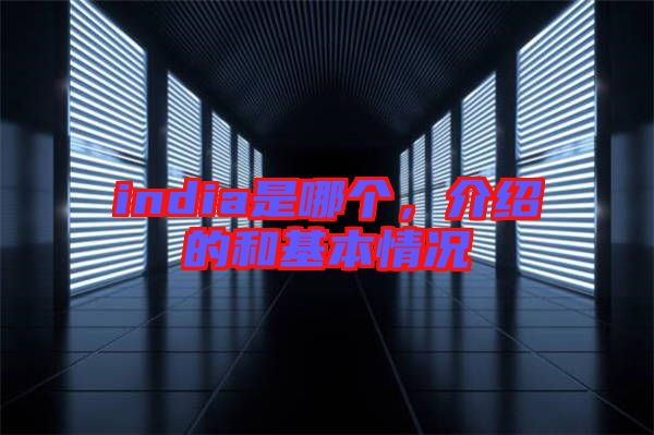 india是哪個，介紹的和基本情況