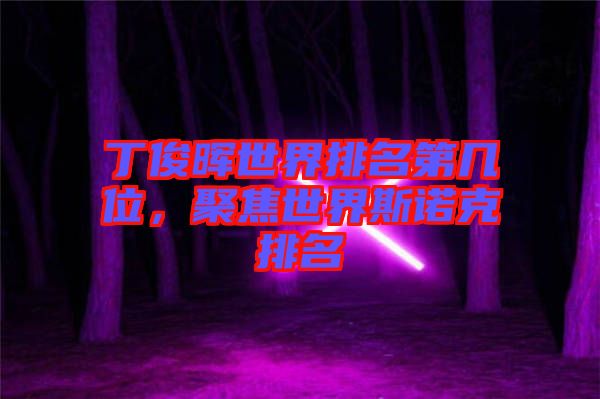 丁俊暉世界排名第幾位，聚焦世界斯諾克排名