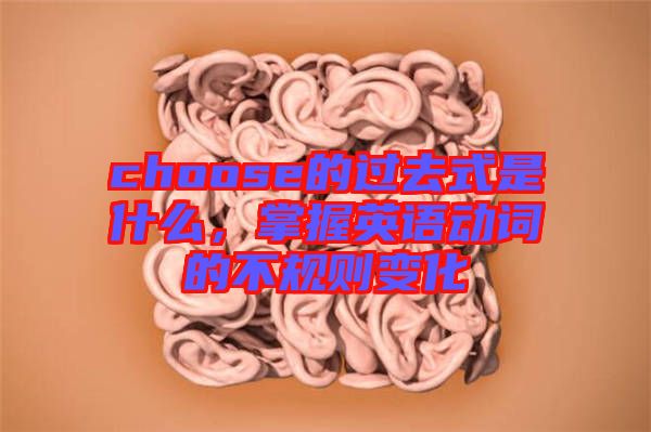 choose的過去式是什么，掌握英語動(dòng)詞的不規(guī)則變化