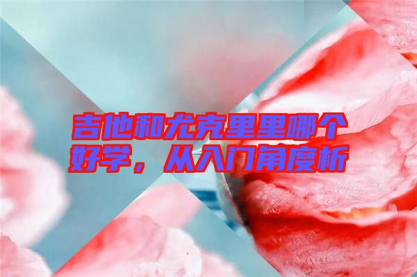 吉他和尤克里里哪個(gè)好學(xué)，從入門角度析