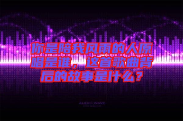 你是陪我風(fēng)雨的人原唱是誰，這首歌曲背后的故事是什么？