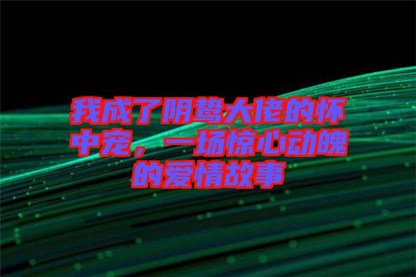 我成了陰鷙大佬的懷中寵，一場(chǎng)驚心動(dòng)魄的愛(ài)情故事