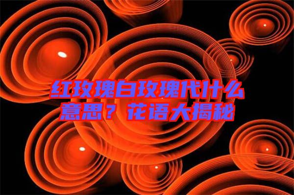 紅玫瑰白玫瑰代什么意思？花語(yǔ)大揭秘