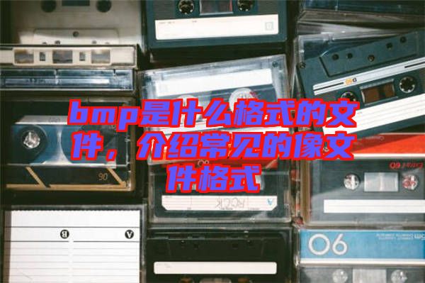 bmp是什么格式的文件，介紹常見的像文件格式