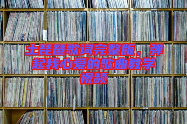 土琵琶歌詞完整版，彈起我心愛的歌曲教學(xué)視頻
