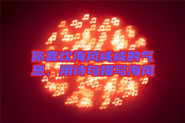 你喜歡海風(fēng)咸咸的氣息，用詩(shī)句描寫(xiě)海風(fēng)