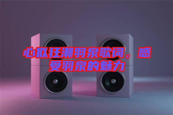 心似狂潮羽泉歌詞，感受羽泉的魅力