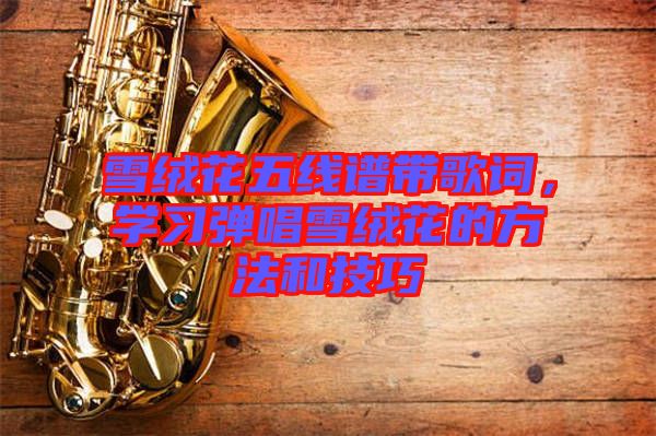 雪絨花五線(xiàn)譜帶歌詞，學(xué)習(xí)彈唱雪絨花的方法和技巧
