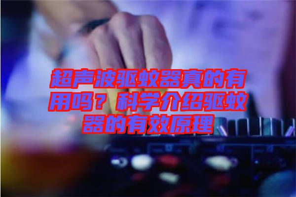 超聲波驅(qū)蚊器真的有用嗎？科學介紹驅(qū)蚊器的有效原理