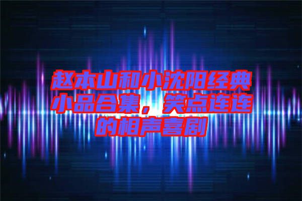 趙本山和小沈陽經(jīng)典小品合集，笑點連連的相聲喜劇