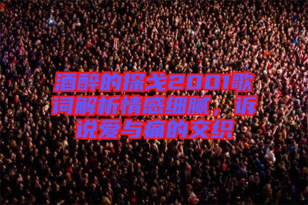 酒醉的探戈2001歌詞解析情感細膩，訴說愛與痛的交織