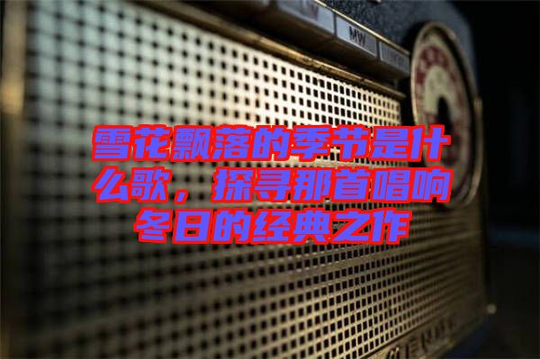 雪花飄落的季節(jié)是什么歌，探尋那首唱響冬日的經(jīng)典之作