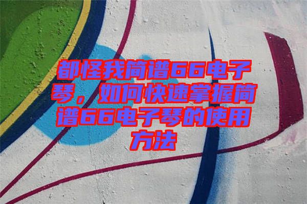 都怪我簡(jiǎn)譜66電子琴，如何快速掌握簡(jiǎn)譜66電子琴的使用方法