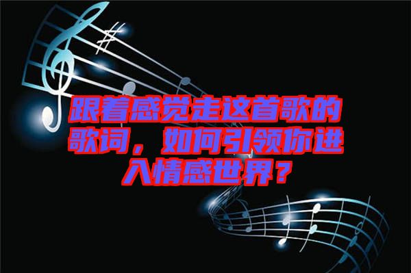 跟著感覺(jué)走這首歌的歌詞，如何引領(lǐng)你進(jìn)入情感世界？