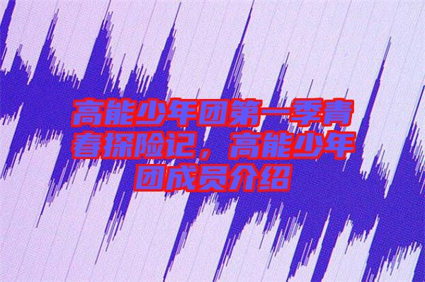 高能少年團(tuán)第一季青春探險(xiǎn)記，高能少年團(tuán)成員介紹
