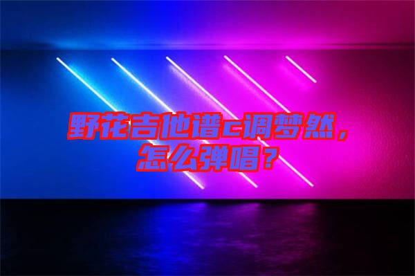 野花吉他譜c調(diào)夢(mèng)然，怎么彈唱？