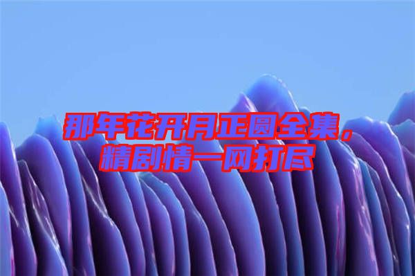 那年花開(kāi)月正圓全集，精劇情一網(wǎng)打盡