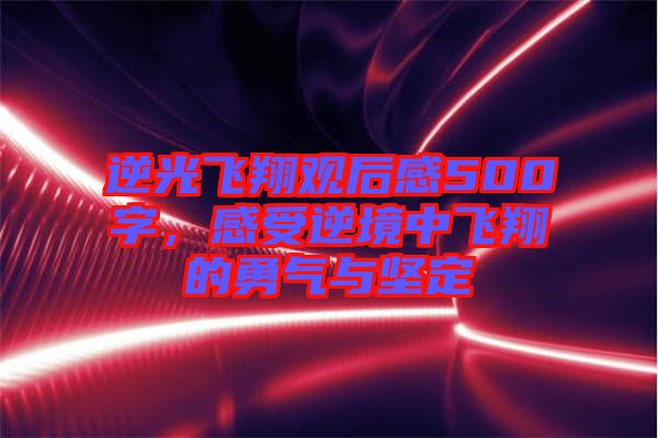 逆光飛翔觀后感500字，感受逆境中飛翔的勇氣與堅定